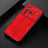 Funda Lujo Cuero Carcasa B05H para Vivo X80 Pro 5G Rojo