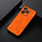 Funda Lujo Cuero Carcasa B06H para Huawei Honor 60 SE 5G Naranja