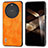 Funda Lujo Cuero Carcasa B06H para Huawei Mate 60 Pro Naranja