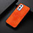 Funda Lujo Cuero Carcasa B06H para OnePlus 9 5G Naranja