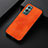 Funda Lujo Cuero Carcasa B06H para OnePlus 9 Pro 5G Naranja