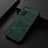 Funda Lujo Cuero Carcasa B06H para Samsung Galaxy A03s Verde