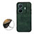 Funda Lujo Cuero Carcasa B06H para Vivo T1 5G Verde