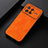 Funda Lujo Cuero Carcasa B06H para Vivo X Note Naranja