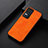 Funda Lujo Cuero Carcasa B06H para Xiaomi Redmi K40S 5G Naranja