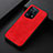 Funda Lujo Cuero Carcasa B07H para Oppo Find X5 5G Rojo