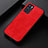 Funda Lujo Cuero Carcasa B07H para Oppo Reno6 5G Rojo