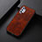 Funda Lujo Cuero Carcasa B07H para Samsung Galaxy M32 5G Rojo