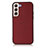 Funda Lujo Cuero Carcasa B07H para Samsung Galaxy S21 FE 5G Rojo