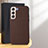 Funda Lujo Cuero Carcasa B07H para Samsung Galaxy S24 Plus 5G Marron