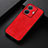 Funda Lujo Cuero Carcasa B07H para Vivo T1 5G Rojo