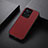 Funda Lujo Cuero Carcasa B07H para Xiaomi Mi Mix 4 5G Rojo