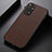 Funda Lujo Cuero Carcasa B07H para Xiaomi Redmi Note 11 4G (2022) Marron