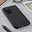 Funda Lujo Cuero Carcasa B08H para Oppo Find X5 5G Negro