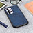 Funda Lujo Cuero Carcasa B08H para Samsung Galaxy A33 5G Azul