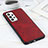 Funda Lujo Cuero Carcasa B08H para Samsung Galaxy A52 4G Rojo
