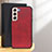 Funda Lujo Cuero Carcasa B08H para Samsung Galaxy S24 Plus 5G Rojo