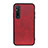 Funda Lujo Cuero Carcasa B08H para Sony Xperia 1 V Rojo