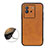 Funda Lujo Cuero Carcasa B08H para Vivo iQOO Neo6 5G Marron