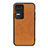 Funda Lujo Cuero Carcasa B08H para Xiaomi Poco F4 5G Marron