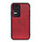 Funda Lujo Cuero Carcasa B08H para Xiaomi Redmi K40S 5G Rojo