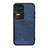 Funda Lujo Cuero Carcasa B08H para Xiaomi Redmi K50 5G Azul