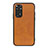 Funda Lujo Cuero Carcasa B08H para Xiaomi Redmi Note 11 4G (2022) Marron