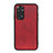 Funda Lujo Cuero Carcasa B08H para Xiaomi Redmi Note 11 4G (2022) Rojo