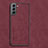 Funda Lujo Cuero Carcasa C01 para Samsung Galaxy S23 Plus 5G Rojo