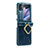 Funda Lujo Cuero Carcasa C01S para Oppo Find N2 Flip 5G Azul