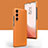 Funda Lujo Cuero Carcasa C04 para Samsung Galaxy S21 FE 5G Naranja