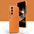 Funda Lujo Cuero Carcasa C04 para Samsung Galaxy S24 Plus 5G Naranja