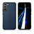 Funda Lujo Cuero Carcasa C08 para Samsung Galaxy S21 FE 5G Azul