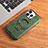 Funda Lujo Cuero Carcasa con Mag-Safe Magnetic JD1 para Apple iPhone 14 Pro Max Verde