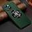 Funda Lujo Cuero Carcasa con Mag-Safe Magnetic LD2 para Apple iPhone 13 Verde