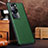 Funda Lujo Cuero Carcasa DL1 para Huawei P60 Pro Verde