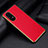 Funda Lujo Cuero Carcasa DL2 para Huawei P50 Pro Rojo