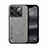 Funda Lujo Cuero Carcasa DY1 para OnePlus Ace Pro 5G Gris