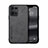 Funda Lujo Cuero Carcasa DY1 para Oppo F21s Pro 4G Negro