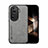 Funda Lujo Cuero Carcasa DY1 para Oppo Reno11 Pro 5G Gris