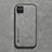 Funda Lujo Cuero Carcasa DY1 para Samsung Galaxy A12 Nacho Gris