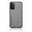 Funda Lujo Cuero Carcasa DY1 para Samsung Galaxy A13 4G Gris