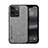 Funda Lujo Cuero Carcasa DY1 para Vivo iQOO 10 Pro 5G Gris