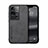 Funda Lujo Cuero Carcasa DY1 para Vivo iQOO 11 Pro 5G Negro