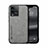 Funda Lujo Cuero Carcasa DY1 para Vivo iQOO 9T 5G Gris