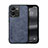 Funda Lujo Cuero Carcasa DY1 para Vivo V25 5G Azul