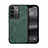 Funda Lujo Cuero Carcasa DY1 para Vivo V27 5G Verde