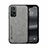 Funda Lujo Cuero Carcasa DY1 para Xiaomi Mi 10T 5G Gris