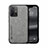 Funda Lujo Cuero Carcasa DY1 para Xiaomi Mi 11T 5G Gris