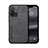 Funda Lujo Cuero Carcasa DY1 para Xiaomi Mi 11T Pro 5G Negro